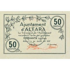 50 Céntimos Alfara dels Ports