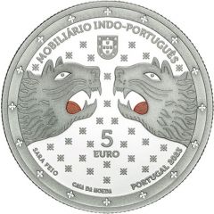 5 Euros Indo-Portuguese Furniture , Silver