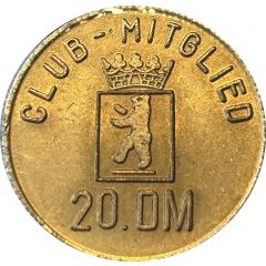 20 Deutsche Marks - Salambo Nightclub Berlin, Germany