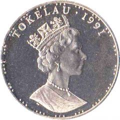 5 Dollars - Elizabeth II General D. Eisenhower