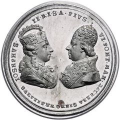 Medal - Emperor Joseph II and Pope Pius VI