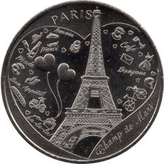 Monnaie de Paris Tourist Token - Paris Champ de Mars - Coeur