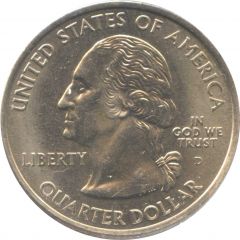 1/4 Dollar `Washington Quarter` New York