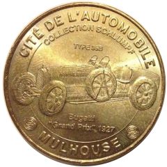 Monnaie de Paris Tourist Token - Mulhouse Cité de l`Automobile - Bugatti Type 35 B