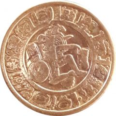 Token - Mexico Mint Cuauhtémoc Aztec Emperor, Mexico City, Mexico