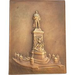 Plaquette - Inauguration of the statue of Henri Dupuy de Lôme