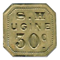30 Centimes Société des Habitations des Aciéries Électriques