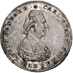1/2 Thaler - Charles Theodore of Dalberg 1/2 Konventionstaler