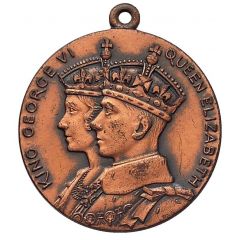 Medal - George VI & Elizabeth Coronation Lachine, Quebec