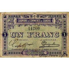1 franc - Chambre de Commerce de Cahors [46]