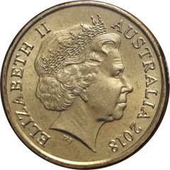 2 Dollars - Elizabeth II 4th Portrait - Invictus Games Sydney 2018