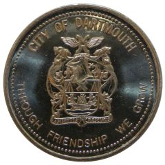 Medal - 25th Anniversary of Dartmouth City Dartmouth, Nova Scotia