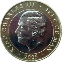 2 Pounds - Charles III Tourist Trophy - Joey Dunlop