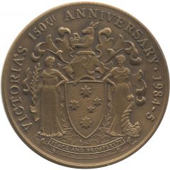 Medal - Victoria`s 150th Anniversary 1984-5