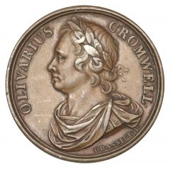 Medal - George II Oliver Cromwell, bronze