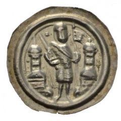 Denier Bracteate - Albert the Bear