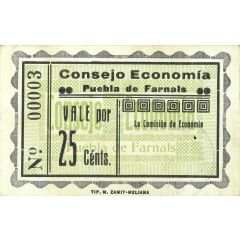 25 Céntimos Puebla de Farnals