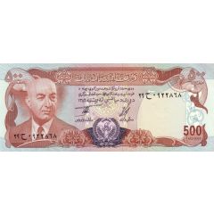 500 Afghanis
