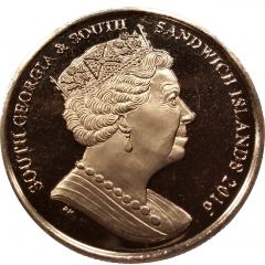 2 Pounds - Elizabeth II Minke whale