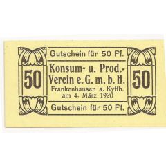 50 Pfennig Konsum- und Prod. Verein