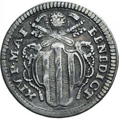 1 Grosso - Benedict XIV St. Peter - facing right