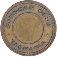 Token - Auto-Car Club 1/- Club Check