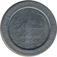 1 Dollar Gaming Token - Paradise Island Casino