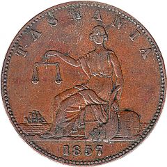 1 Penny - I. Friedman Hobart, Tasmania