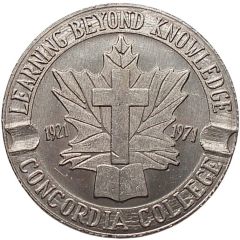 Medal - Concordia College Edmonton, Alberta