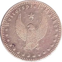 Game Token - Weiterspiel-Marke with star and N