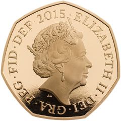 50 Pence - Elizabeth II Battle of Britain, Gold Proof