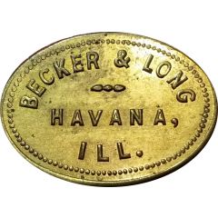 5 Cents - Becker and Long Havana, Ill