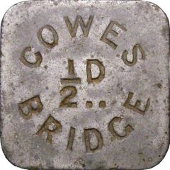 1/2 Penny - Cowes Bridge Square