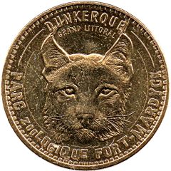 Monnaie de Paris Tourist Token - Dunkerque Parc zoologique Fort-Mardyck - Le Lynx