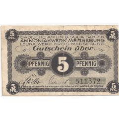 5 Pfennig Ammoniakwerk Merseburg/BASF
