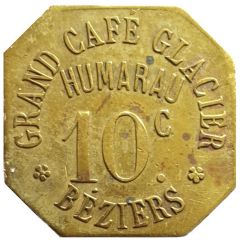 10 centimes - Grand café Humarau - Béziers [34]