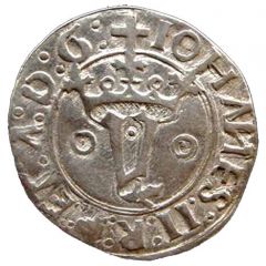 Vintém - João II `º-º` at each side of `Y`, Lisboa mint