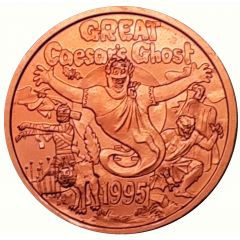 Mardi Gras Token - Krewe of Ceasar Great Caesar`s Ghost, Metairie, Louisiana