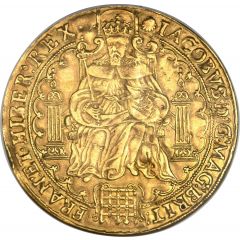 1 Rose-ryal - James I 2nd coinage