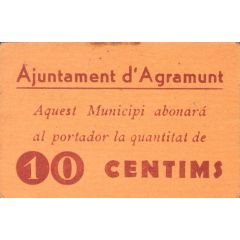 10 Céntimos Agramunt
