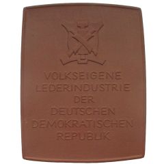 Medal - VEB leather factory