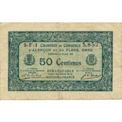 50 Centimes - Chambres de commerce d`Alençon et de Flers [61]