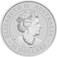 30 Dollars - Elizabeth II 6th Portrait - Australian Koala - Silver Bullion