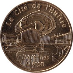 Jeton touristique - Monnaie de Paris - La cité de l`huitre - Marennes Oléron