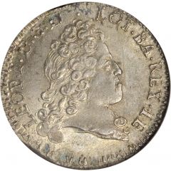 Teston - Leopold I Jerusalem shield