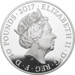10 Pounds - Elizabeth II Soldier, Silver Proof