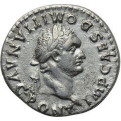 Denarius - Domitian TR P COS VII DES VIII P P