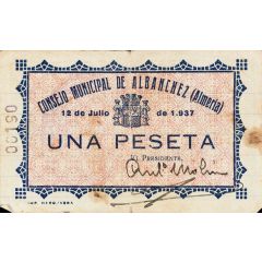 1 Peseta Albánchez
