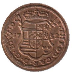 1 Escalin - Jean-Théodore of Bavaria Prince-bishopric of Liege, Replica