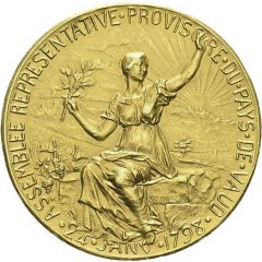 Centenary of the Independence of the Canton of Vaud gold